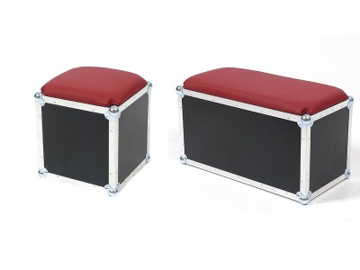 Flight case Design Lounge stool seat element