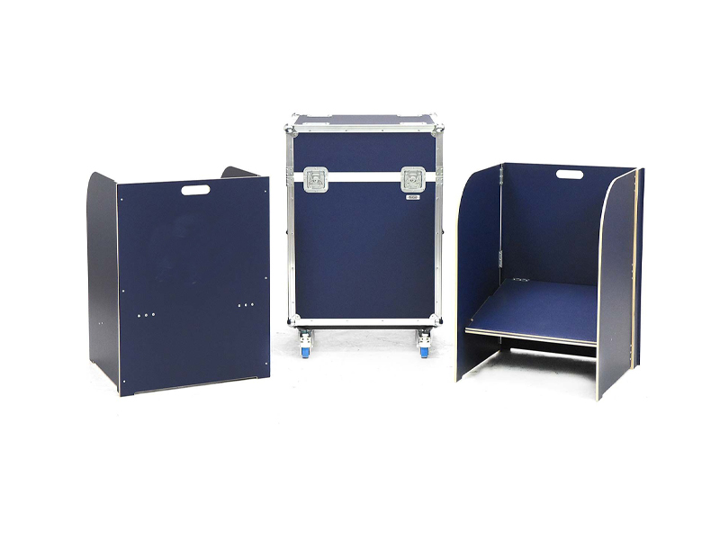 Transport case for 6x Voting booth