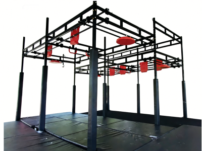 Custom American Adventure Park obstacle gym Ninja Warrior Obstacle Course equipment