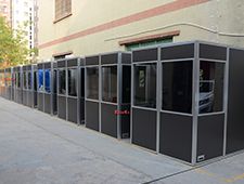 ISO 4043 Full size interpretation booths by TourGo