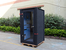 Portable New Design Soundproof Glass Booth for Home Recording Studio or Gaming/Call Phone Pod for Office Building