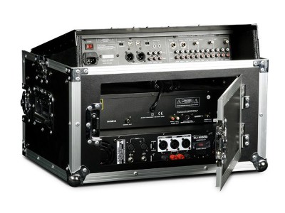 8U Slant Mixer Rack with 2U Vertical Rack