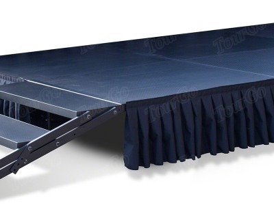 8ft-Box-Pleat-Stage-Skirt-For-32inch-High-Stage-Systems-8ftx32inch 1