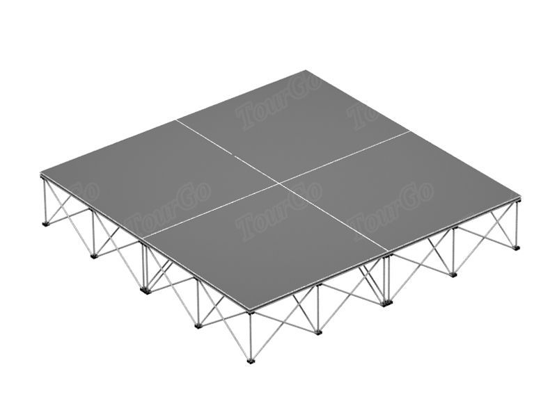 TourGo Portable Event Stage Hire 8ft x 8ft Stage Platform for Sale