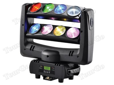 8x10W LED spider beam Infinite Tilt moving head light