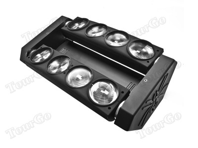 8x10w RGBW 4in1 LED Spider Moving Head Stage Disco Light