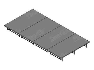 8′x16′ Stage System, 16″-24″ High