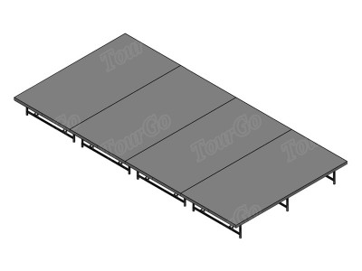 8′x16′ Stage System, 24″-32″ High