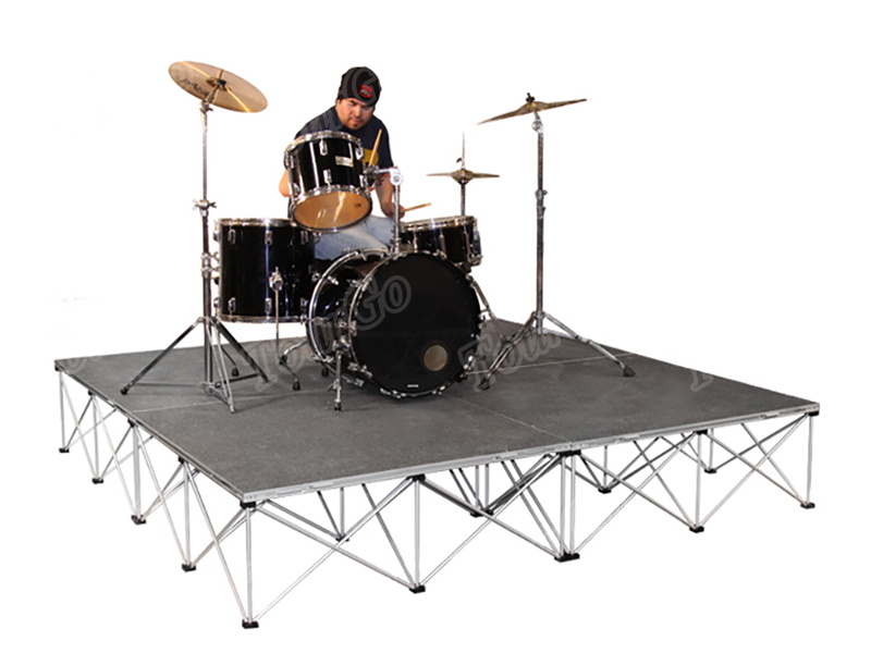 8′x8′ Drum Riser System, Carpeted