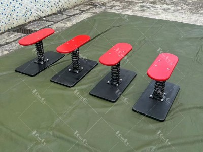 Gymnastics Ninja Balance Obstacles Oval Balance Ninja Spring Board