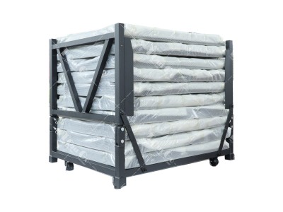 Black Aluminum Concert Stage Barrier Cart