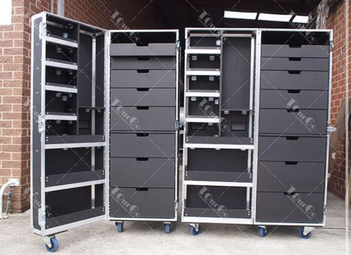 9 drawer flight case