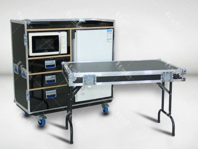 Kitchen bar counter flight cases