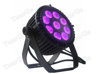 9pcs leds waterproof led par can light