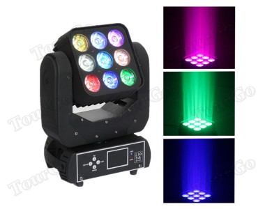 9x10W RGBW LED Moving Head Matrix Light-2