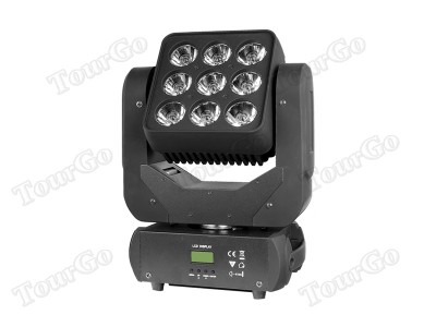 9x10W RGBW LED Moving Head Matrix Light