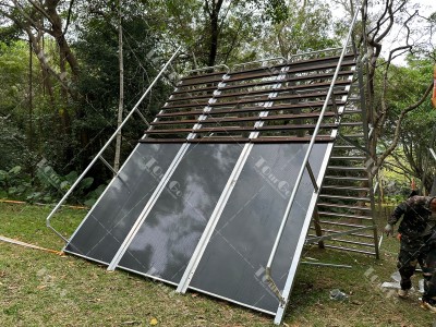 Outdoor Indoor Fitness Obstacle A-shaped frame Climbing Ladder for Spartan Race