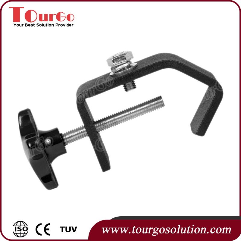 TourGo Flexible Aluminum Tube Clamp Stainless Steel C Clamp for light hanging