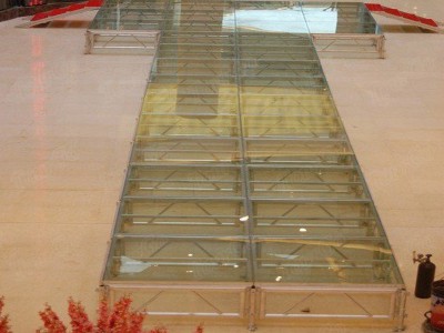 TourGo Aluminum Plexiglass Stage Platform 1.22×1.22m for Catwalk Stage