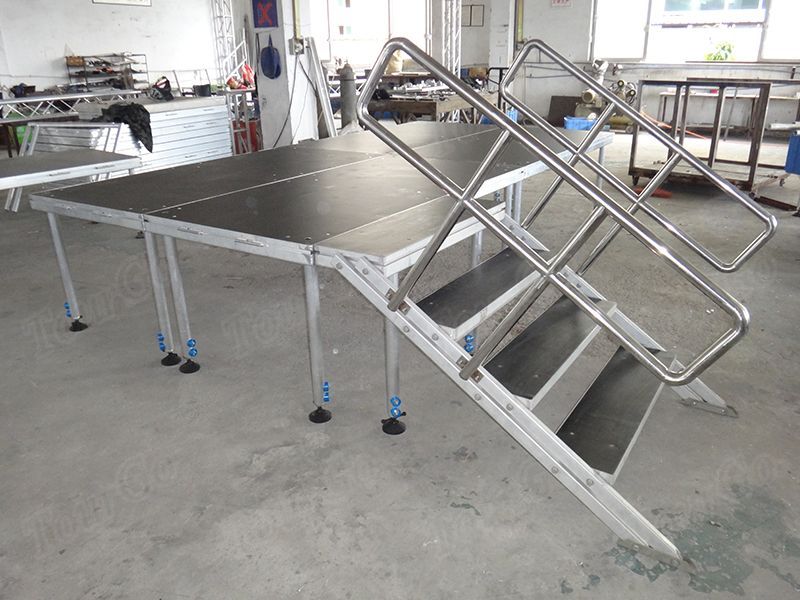 Tourgo Cheap Steady Portable Aluminum Performance Stages platform for Sale