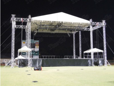 TourGo Outdoor Stage Roof Truss System with Aluminum Frame Stage Platforms for Sale