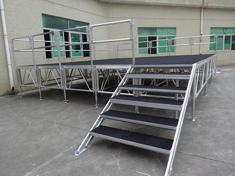 12ft x 20ft Outdoor Stage Rental Aluminum Stage Platform Used Portable Stage for Sale