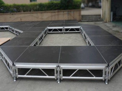 Portable Aluminum Stage with Mobile Stage Platform Used Runway Stage Rental