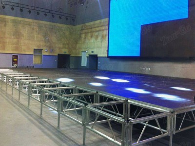 Newest Aluminum Stage Design Small Stage Platform for Exhibition Stage Rental – TourGo