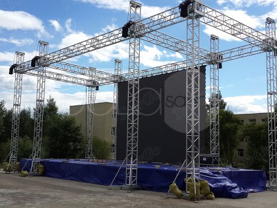 Newest Aluminum Stage Rental with Movable Stage Platform for Mobile Stage Rental