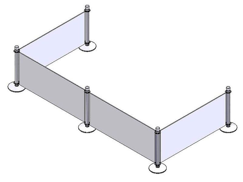 Black Fabric Barriers-4