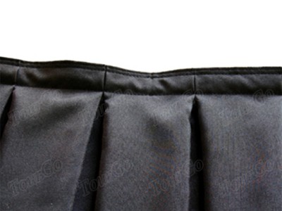 Box-Pleat-Polyester-Stage-Skirt-Custom-Size 2