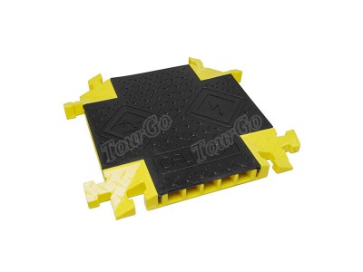 5-Channel 4-Way Cross Bumble Bee Cable Protector for 1.25″ diameter cables