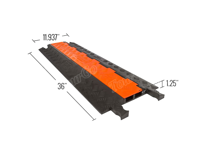 2 Channel Rubber Cable Ramp On Stock - TourGo Event Solution Co., Ltd