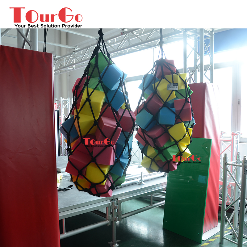 TouGo Ninja Warrior Obstacle Elements—Cargo Tube Net