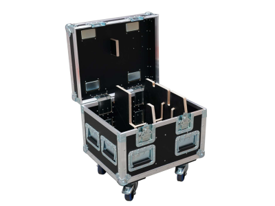 Black Stackable Flight Case for ChainMaster D8+ 250 ULTRA WITH HANDLES
