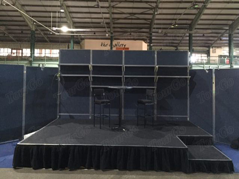 Fashion Show Concert Stage Rental Portable Stage Platforms with Stage Skirting & Stage Backdrop for Sale