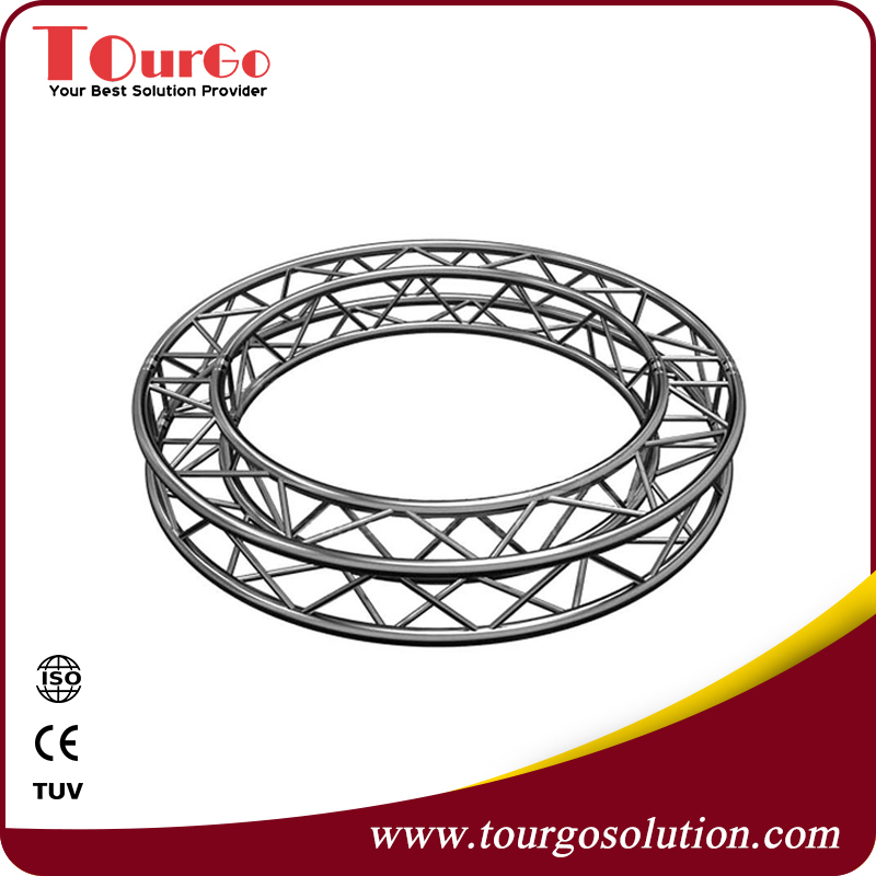 Ceiling Circle Lighting Truss with Square Frame Truss Diameter 1.5m