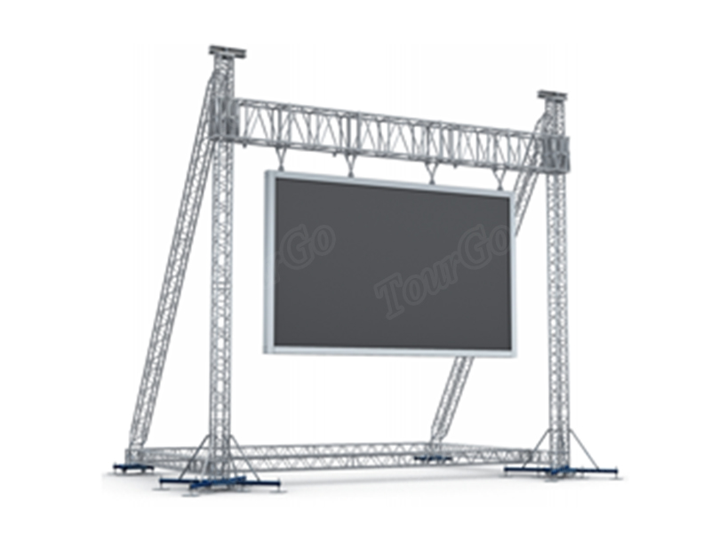 TourGo Aluminum LED Display Truss LED Ground Support Truss for Advertising