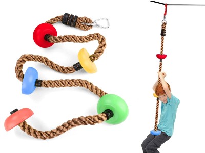 Children climb rope5