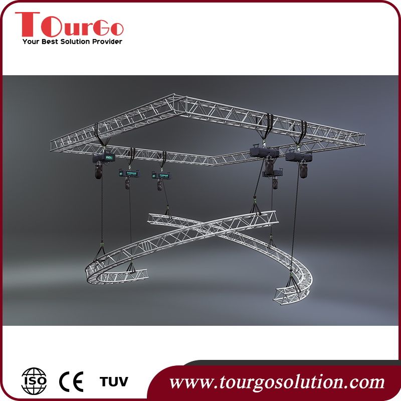 TourGo Indoor Pllar Truss Circle Lighting Truss