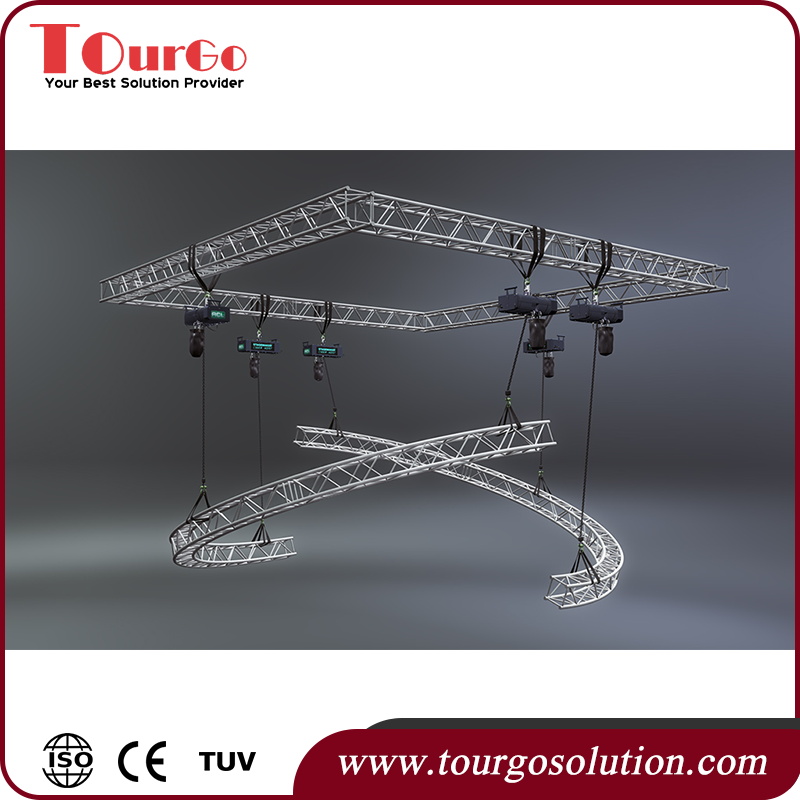 TourGo Indoor Pllar Truss Circle Lighting Truss