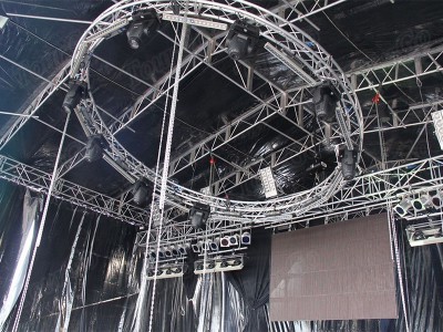 TourGo Global Aluminum Stage Truss System Circular Lighting Truss