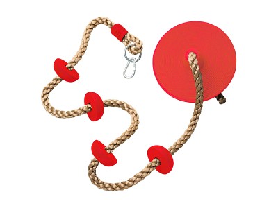 Climbing Rope with Platforms and Disc Swing Seat/Children Climb Rope On Small Plates