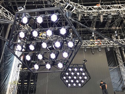 TourGo 290*290mm Aluminum Square Tube Spigot Truss Dj Lighting Truss