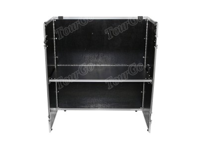 Aluminum Carpeted Fold Out DJ Stand Facade 36H X 26W