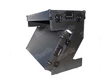 Portable Z-Style DJ Redbull Table Flight Case With Handles & Wheels in Black