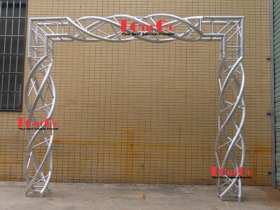 Aluminum Goal Post Truss DNA Shaped