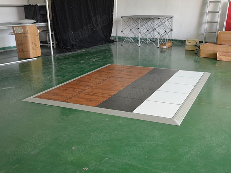 Tourgo Cheap Popular Movable Used PVC Plastic Dance Floor for sale