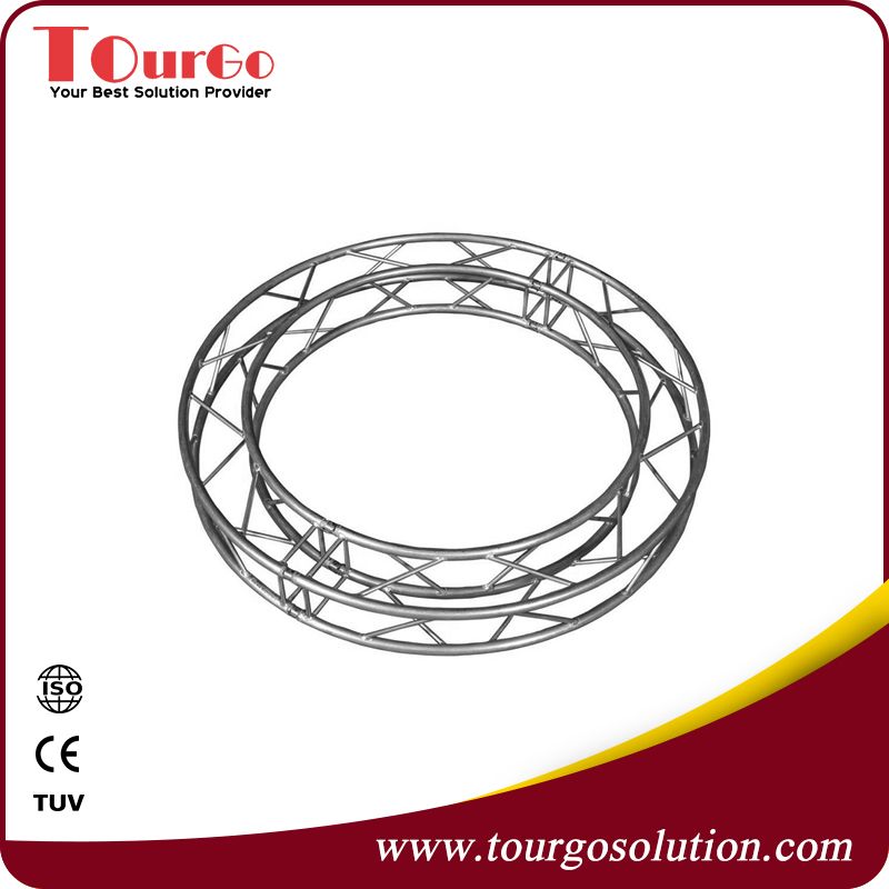 Decorative Aluminium Square Lighting Circular Truss Diameter 2m