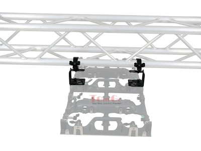 Direct LED Video Panel to 2 Truss Pipe Mounting Bracket with Included Clamp Black (10)
